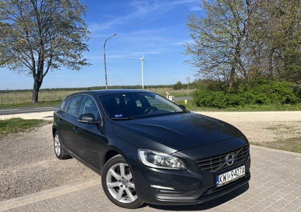 Volvo V60 cena 45900 przebieg: 280000, rok produkcji 2016 z Gościno małe 631